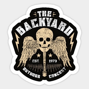 Backyard Concert Sticker